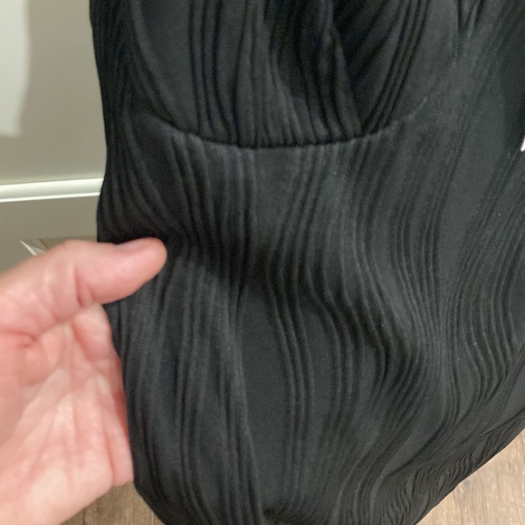 NWT Little Black Cocktail Dress size small mini textured fabric / lined - Picture 3 of 5